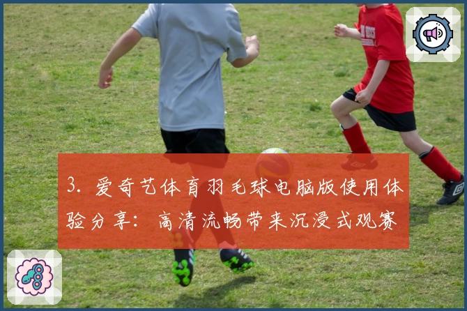 3. 爱奇艺体育羽毛球电脑版使用体验分享：高清流畅带来沉浸式观赛感